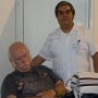 Jack Schuster (Guatemala) y Pedro Reyes (México) en el intervalo.